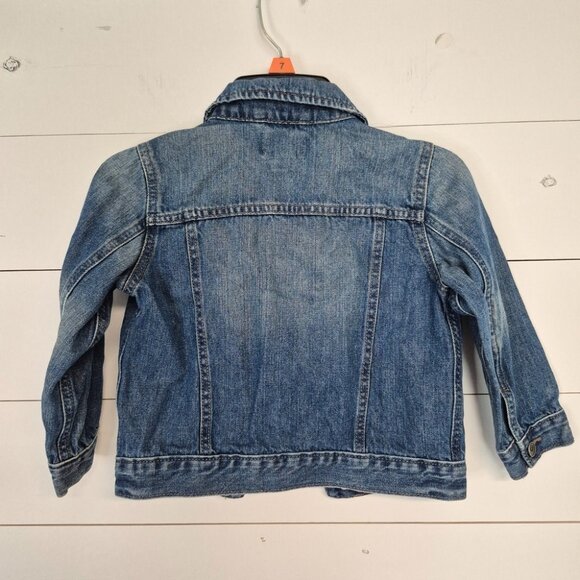 The Childrens Place 4T Denim Jacket For Kids With Button Closure & Pockets - Picture 4 of 5